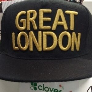 Great London Black and Gold Cap